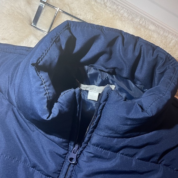 New York & Co Navy Puffer Jacket - Picture 3 of 3